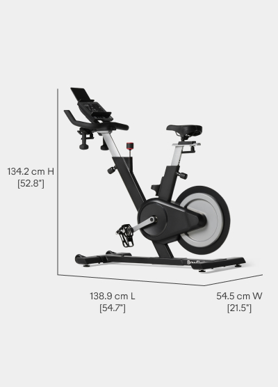 IC Bike SE Dimensions - Length 138.9 cm, Width 54.5 cm, Height 134.2 cm