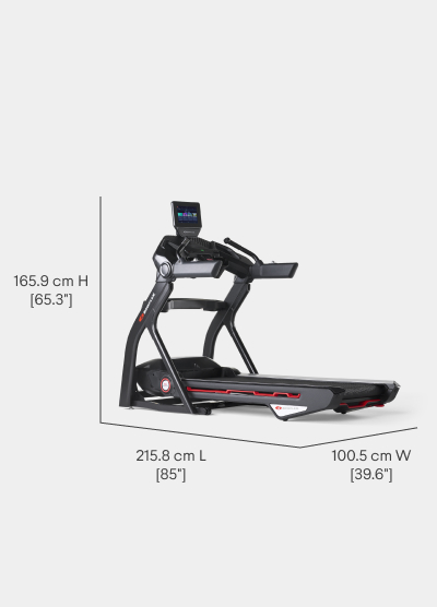 Treadmill 25 Dimensions  - Length 215.8 cm, Width 100.5 cm, Height 165.9 cm