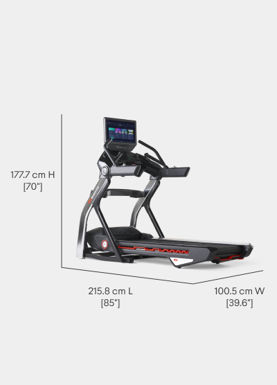 Treadmill 56 Dimensions  - Length 215.8 cm, Width 100.5 cm, Height 177.7 cm