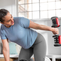 Triceps kickback with SelectTech 552 Dumbbells--thumbnail