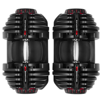 Top view of BowFlex SelectTech 1090i Dumbbells--thumbnail